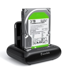 WAVLINK USB 3.0 SATA HDD SSD Docking Station Offline Clone 2.5"/3.5" Hard Drive