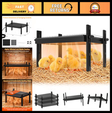 Large 15" x 12.6" Chick Brooder Heater - Adjustable Heating Plate for 20 Chicks,