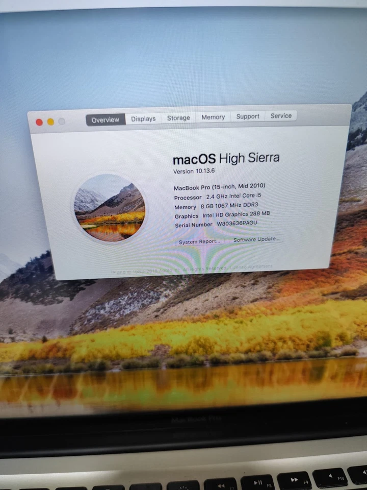 Apple MacBook Pro 15" 2010 · i5 · 8GB · 128GB, photo 2 of 5
