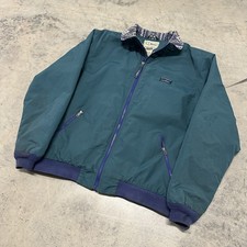 Vintage LL Bean Warm-up Jacket Aztec Women Bl...
