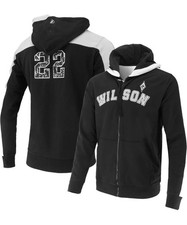 Women's Las Vegas Aces FISLL A'ja Wilson Name & Number Full-Zip Hoodie S NWT!