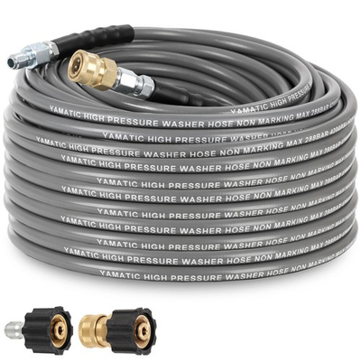 #ad #ad Non Marking 1 4quot; 4200 PSI Pressure Washer Hose 50 FT for Hot Cold Water Wire ... $107.63