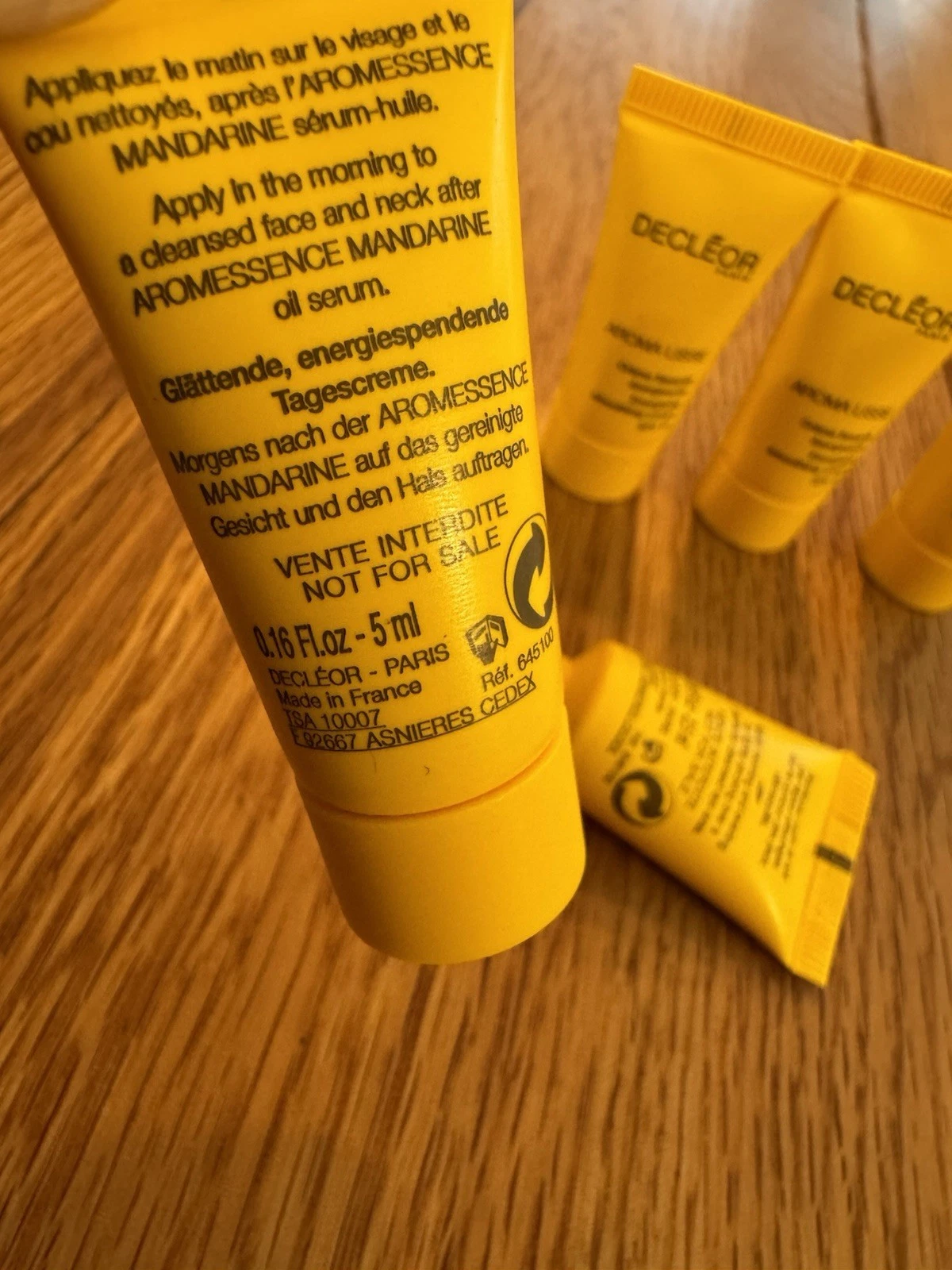 Decleor Aroma Lisse Energising Smoothing Cream SPF15 4x 5ml & Eye Wrinkle Cream 3