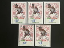 2023 Leaf Happy Holidays Peyton Watson Auto Autograph RC Rookie Lot Of 5