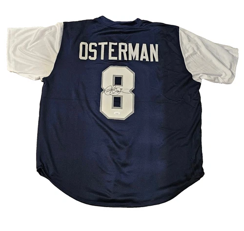 CAT OSTERMAN Autographed Signed USA Softball Jersey JSA COA Olympics GOLD Texas