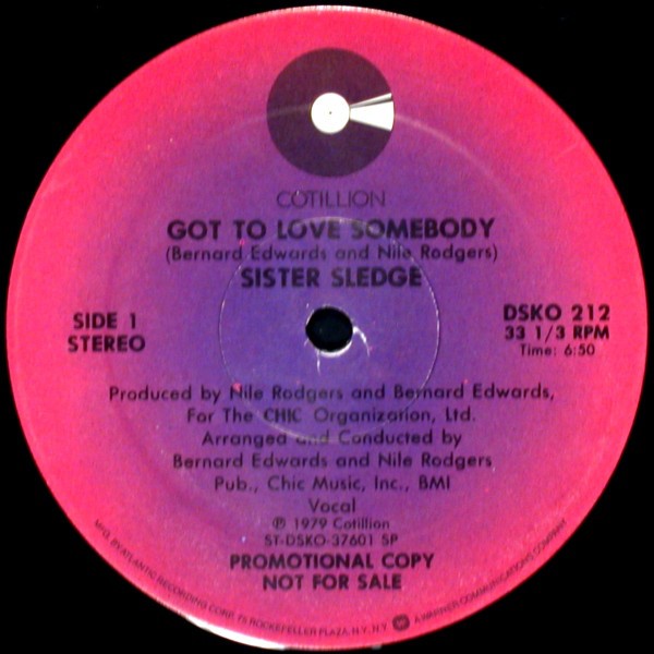 Sister Sledge - Got To Love Somebody (12", Promo) (Very Good Plus (VG+))