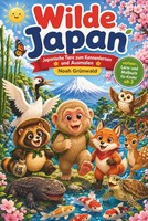 Japanisches Malbuch FüR Kinder Ab 3 Jahren - Tiere Zum Ausmalen Und Lernen