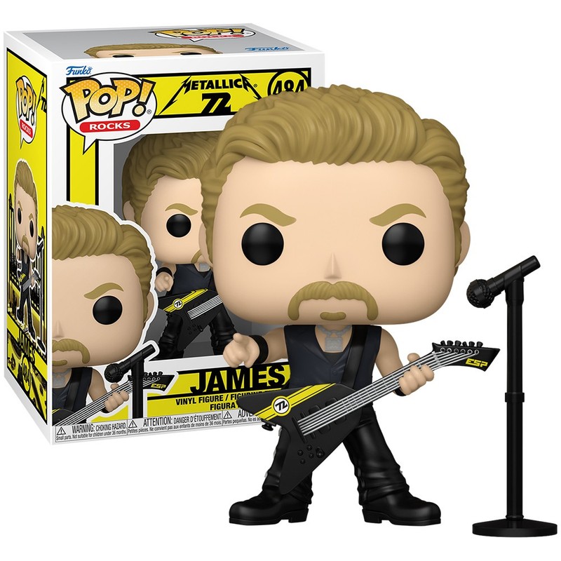Funko POP Rocks Metallica James Hetfield Vinyl Figure 484