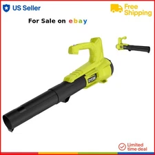 Cordless Leaf Blower Plastic 250 CFM 90 MPH for Yard and Driveway