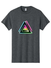 Delta-Symbol-2 Mens Graphic Tee, 100% Cotton, Casual Summer Wear