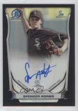 2014 Bowman Draft Chrome Pick Black Refractor 8/35 Spencer Adams Auto 5j0