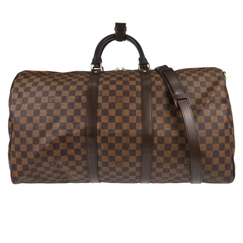 Louis Vuitton Damier Keepall Bandouliere 55 Duffle Bag N41414 MB1026 178614
