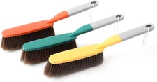 3 Pack 15" Hand Broom Brush,Soft Bristle Cleaning Brush,Crumb Debris Sweeping Br