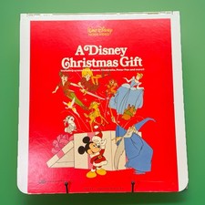 Walt Disney A Disney Christmas Gift Videodisc CED Disc System Vintage 1982