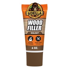 Gorilla All Purpose Wood Filler, Walnut Color, 6 Ounce Tube 1 - Pack,