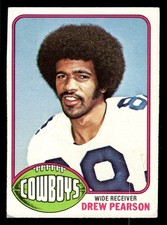 1976 Topps Drew Pearson (HOF) #313 - Dallas Cowboys - VG