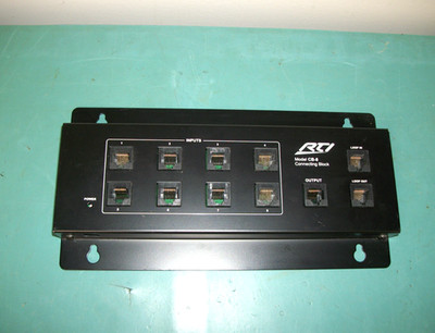 RTI CB-8 Control System Connecting Block Expander Wall Control Panel. Unit Only.