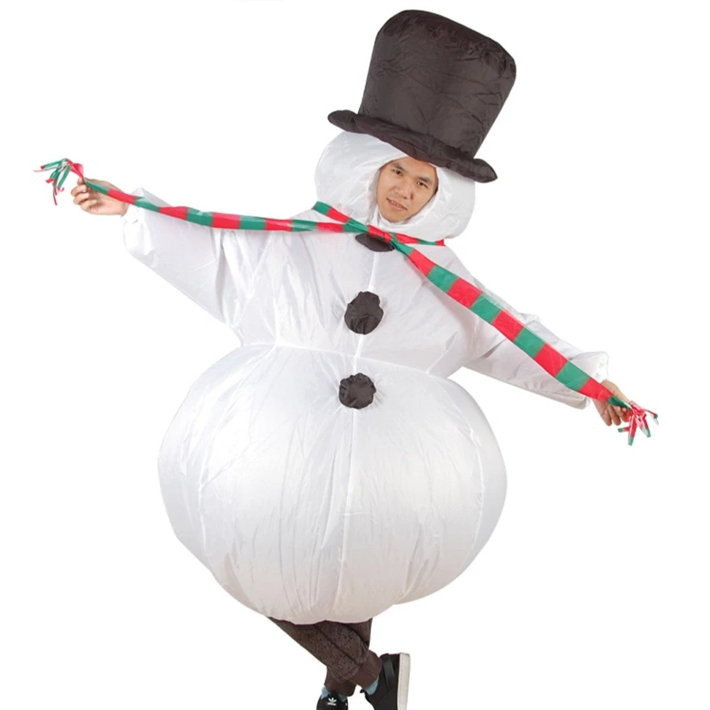 VETEMENTS Pupazzo di neve gonfiabile vestiti miss outfit vestito cosplay festa costume