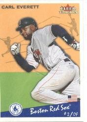 2002 Fleer Tradition Baseball Card #330 Carl Everett