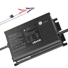 VEVOR 1-Bank 5A 12V Smart Marine Battery Charger Onboard IP68 Waterproof Boat RV