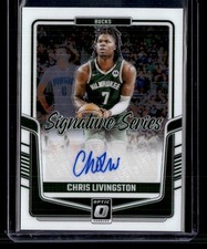 2024-25 Donruss Optic #SS-LIV Chris Livingston Signature Series AU