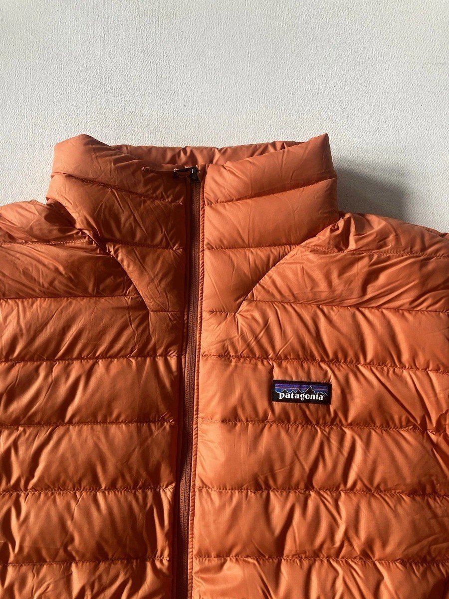 Patagonia Men's Down Sweater XL 2XL Red Tail Rust Orange Puffer