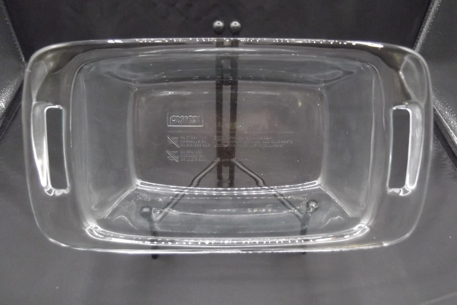 Pyrex Glass Loaf Pan 1.5 Qt 1.4L Bakeware USA Rectangular Oven Dish with Handles