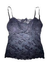 Vtg Y2K Victoria's Secret 1998 Black Lace Camisole Cami Top Size Medium NWT
