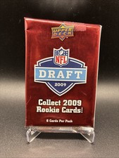 2009 Upper Deck Draft Edition NFL Football Pack-Factory Sealed- 👀Stafford RAs