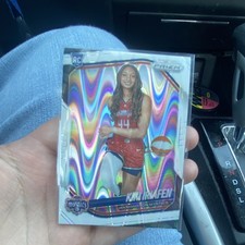Panini 2025 WNBA Prizm White Seismic Kiki Iriafen Rookie Washington Mystics #149