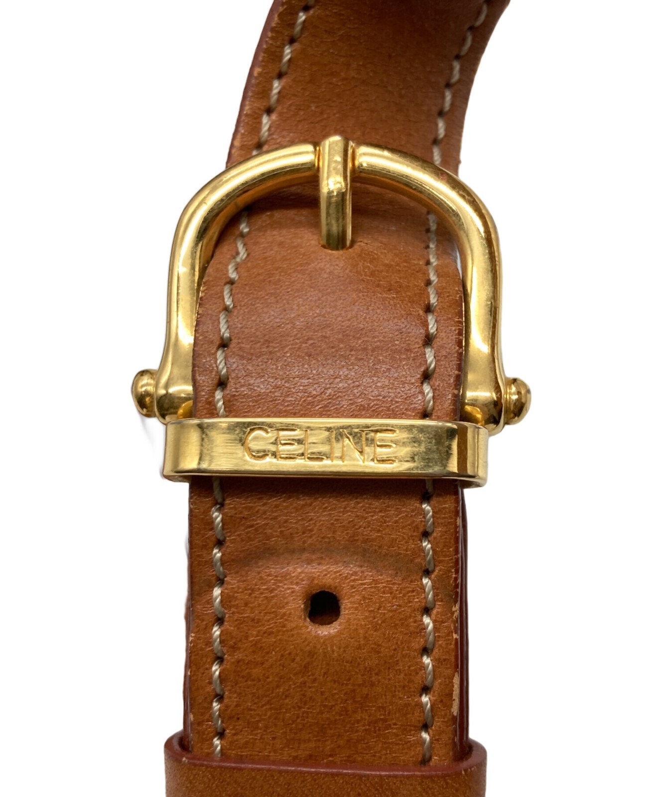 CELINE Macadam Pattern Drawstring Shoulder bag Br… - image 15