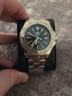 Men's Breitling Colt Automatic A17380 Black Dial Stainless Steel 41mm Watch