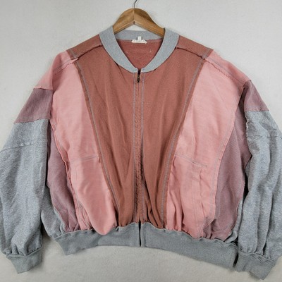 EASEL CLOTHING ZIP UP BOMBER JACKET IN Multicolor SIZE Medium 