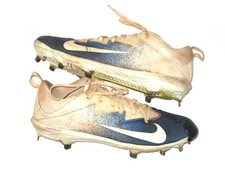 KUTTER CRAWFORD FLORIDA GULF COAST EAGLES GAME WORN USED NIKE CLEATS * RED SOX