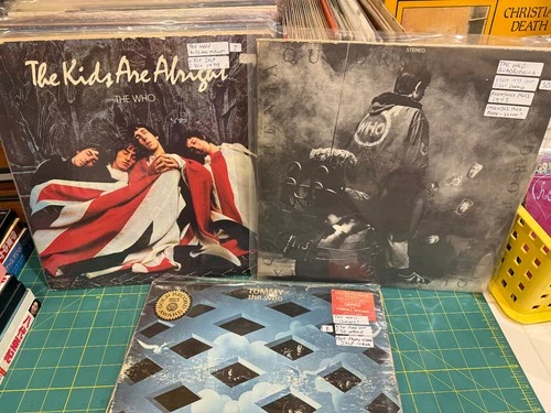 The Who vinyl lot 3 LPs OG VG+/VG+ Tommy Quadrophenia Kids are Alright