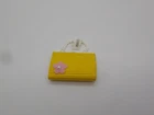 Vintage Barbie Doll Japanese Purse ~Yellow w/ Japan Tag label Old 1960's