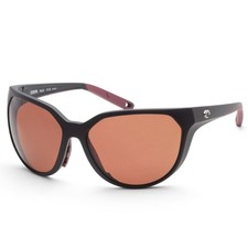 Costa del Mar Women's Mayfly 58mm Black Polarized Sunglasses 6S9110-911003-58