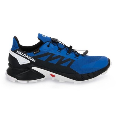 Shoes Running Men Salomon Supercross 4 Gtx 471196 Blue-Black-White