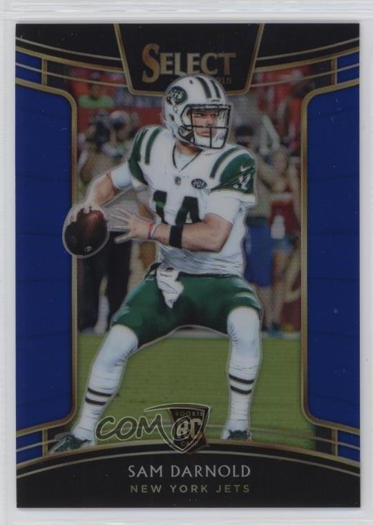 2018 Panini Select Concourse Blue Prizm 77/175 Sam Darnold #18 Rookie RC o8g