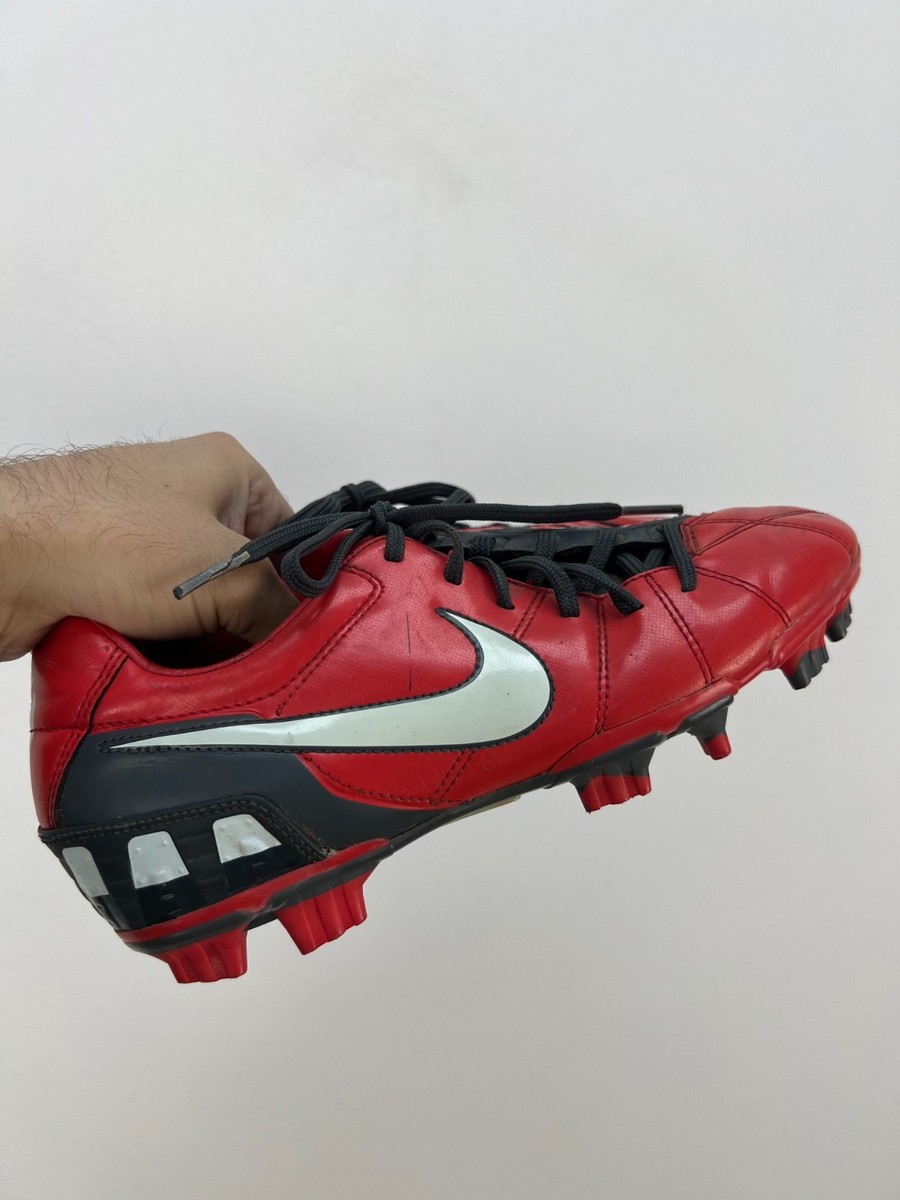 Nike Total 90 Soccer Boots Football Cleats Vintage Red Black US