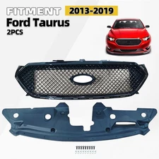 For 2013-2019 Ford Taurus Front Bumper Upper Grille Black Radiator Support Cover