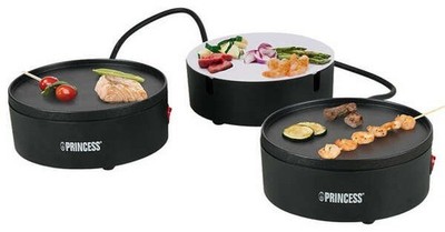 Elektrogrill Dinner-Set  You and Me , Grillplatten und Servierplatte OVP