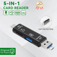 6 in 1 OTG Multifunction USB 3.0 Card Reader U Disk Type-C/Usb/Tf/Sd Flash Drive
