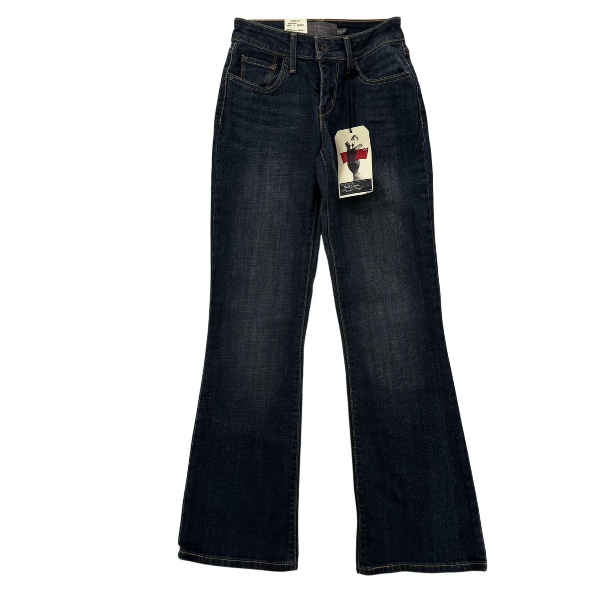 Jean Femme Levi's Slight Curve Classic - Noir - Taille 38 (W27) - Coton - Occasion Très Bon état