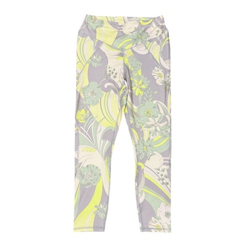 Free People Movement Women’s Size M Wave Crush High Rise Leggings 3/4 Length