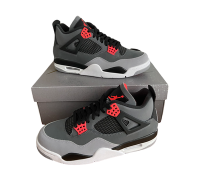 Nike Air Jordan 4 ブラック/レッド/グレー Nike Air Jordan 4 ブラック/レッド/グレー Air Jordan 4 Retro Bred