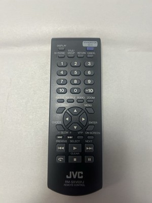 JVC RM SXV031J DVD Remote Control XVN3SL, XVN30BK, XVN33SL