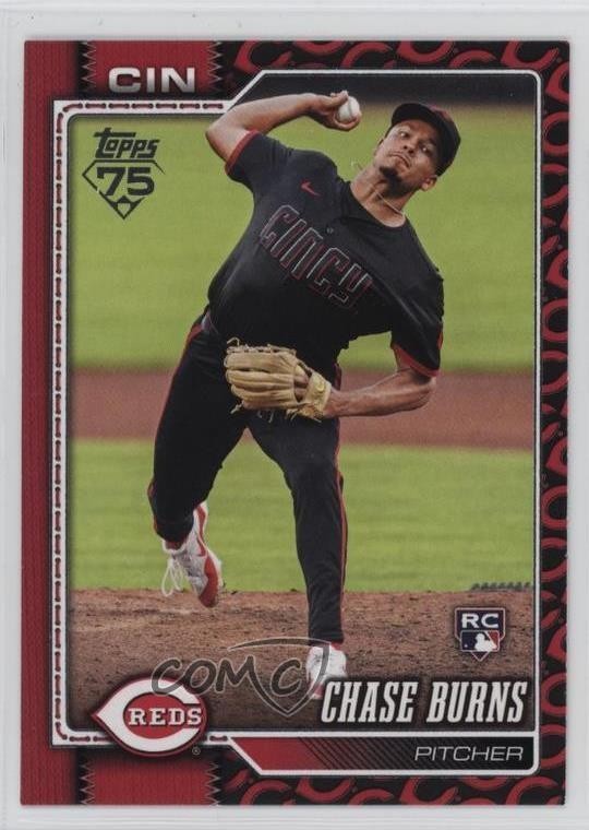 2026 Topps Series 1 Team Color Border Chase Burns #312 v9t
