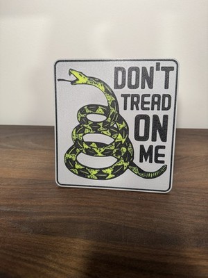 Larger Don t Tread On Me, Gadsden Snake  Auto-Click  Hitch Cover