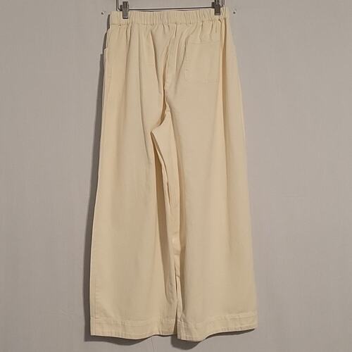 Free People Pantalone pull-on vita alta gamba larga colore crema, donna XS - Foto 4 di 9